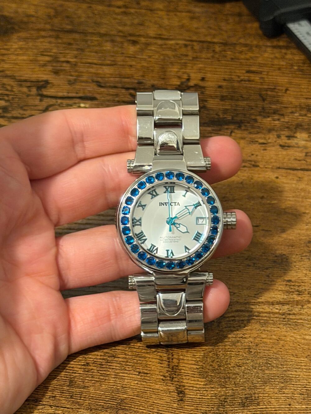 Invicta Grand Diver 23540 Automatic 47mm Neon Apatite Gemstone Men’s Watch